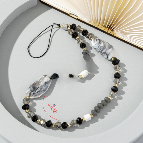 New Korean version ins creative bohemian style mobile phone lanyard multi-element mobile phone case pendant fashion mobile phone chain