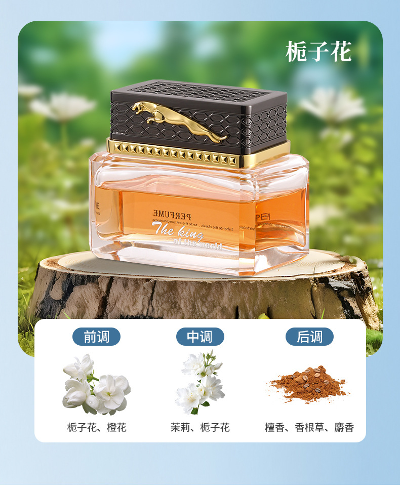Gardenia Car Aromatherapy Women's Perfume Long-Lasting Light Fragrance Douyin Internet Celebrity Hot Style Fresh and Natural Cross-Border Wholesale