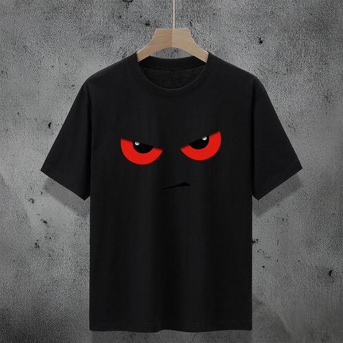 Bestselling national trend top, versatile t-shirt short sleeve design, couple's men's and women's t-shirt, 2025 summer print, loose fit.