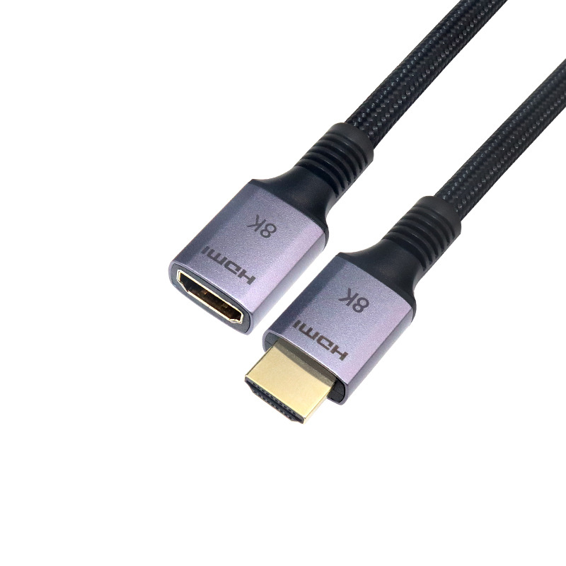 定制款hdmi延长线 8k60hz公对母接口电脑投影仪高清转接线 hdmi8k