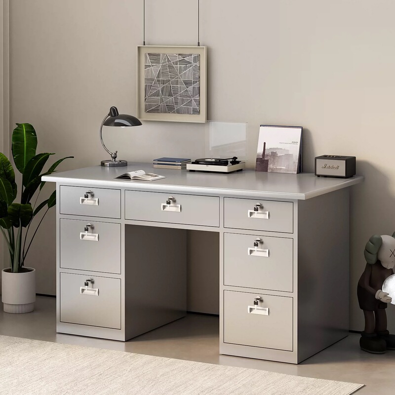304 Stainless Steel Desk Dust-Free Purification Workshop Workbench Laboratory Medical Operating Table with Lock Computer Desk