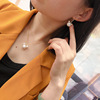 natural freshwater Pearl Pendant suit fashion lovely Jewelry manual make exquisite ear hook Three