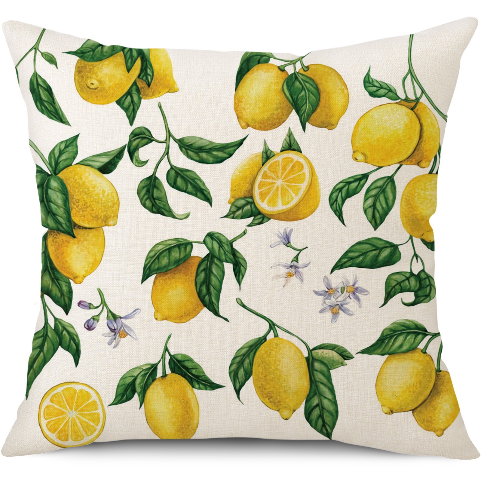 Amazon limón fresco serie de frutas almohada de oficina siesta almohada almohada de casa almohada de cubierta