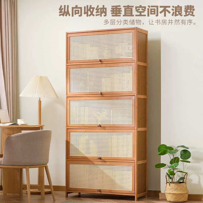 Сетка красный книжный шкаф с дверью шкафчик из цельного дерева домашний кабинет гостиная поло книжный шкаф шкаф спальня шкаф