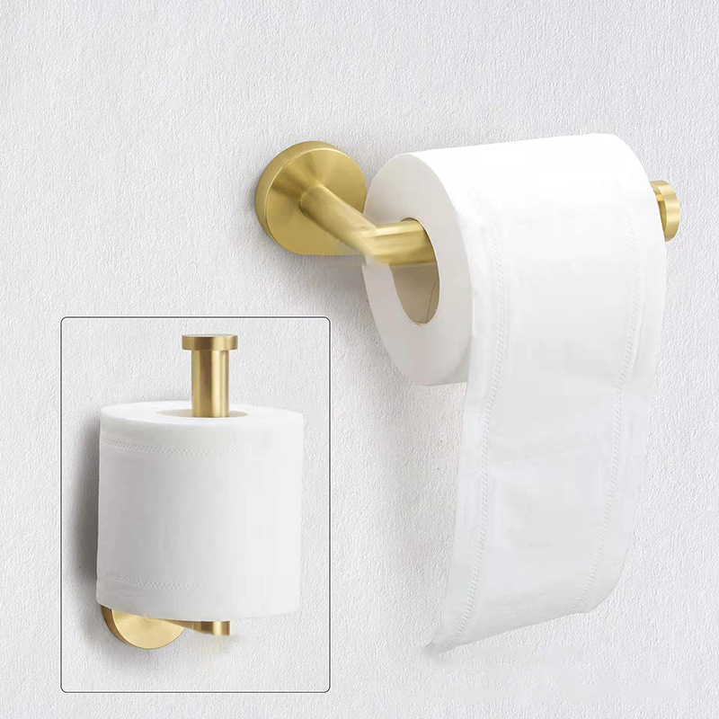 卫生间纸巾架 拉丝厕所手纸卷纸架 卫生纸置物架壁挂纸巾盒厕纸架