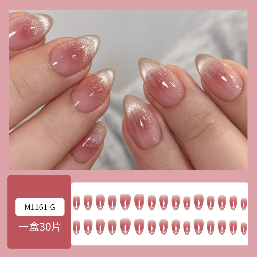 Venta al por mayor de piezas de uñas portátiles de ojo de gato de estilo explosivo, venta al por mayor de comercio exterior, parches de uñas transfronterizos de gran calidad, piezas de uñas de uñas en caja image 11
