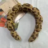 Леопард, бежевый, ободок