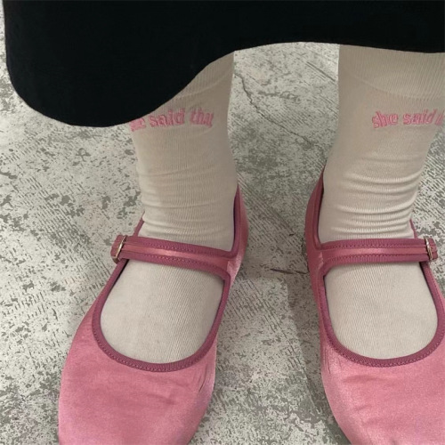 Solid Color English Letter Embroidered Crew Socks for Girls and Boys, Unisex Couple's Socks, Korean INS Bump Socks, Crew Socks, Zhuji