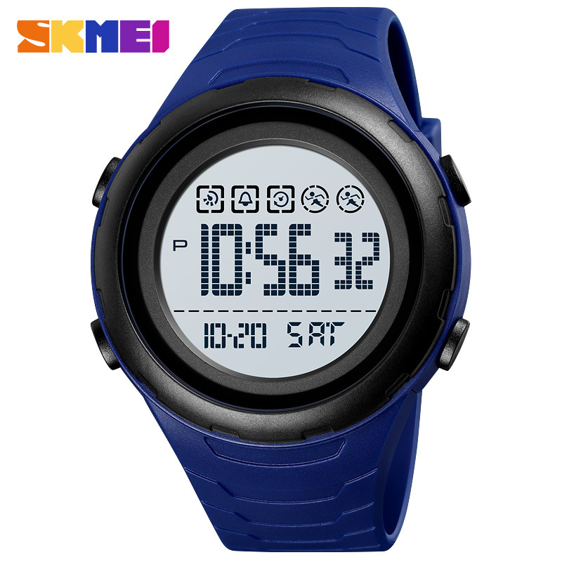 Skmei skmei 1674 nuevo reloj despertador luminoso deportes sola pantalla estudiante simple al aire libre calendario personalizado