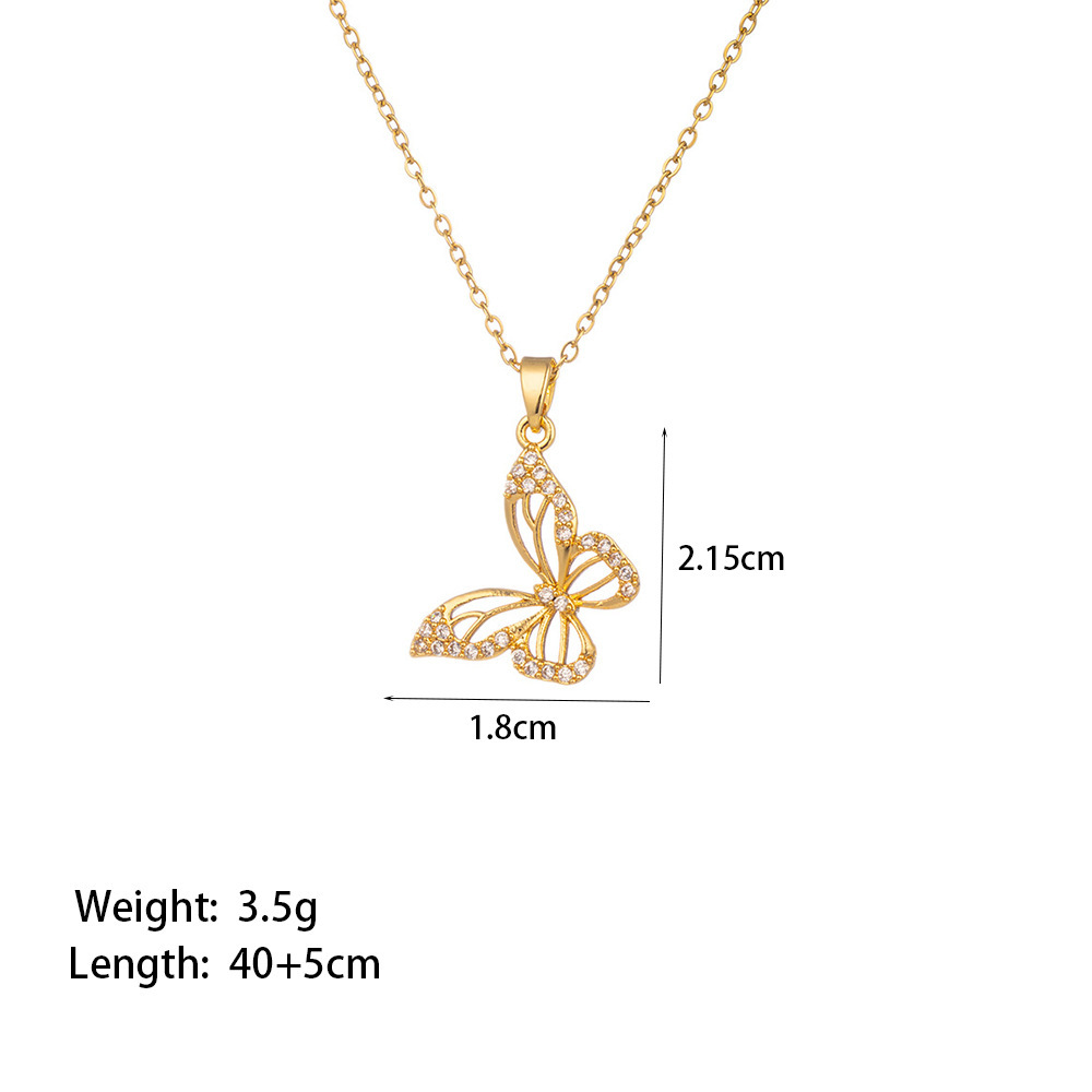 2g Weight PVD Coated Gold Plating Process 18K Real Gold Plated Plating Material Copper Pendant Material Pendant Necklace Classification 304 Stainless Steel Chain Material 1 Piece Quantity Holiday, Daily Occasion 304 Stainless Steel, Copper Material Heart Shape, Flower, Bow Knot Pattern Women's Gender Elegant, Streetwear Style Plating Craft Titanium Steel Copper Plating Heart Shape Flower Bow Knot Pendant Necklace 13