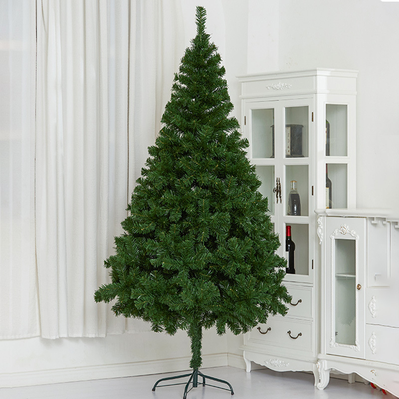Árbol de Navidad, decoraciones navideñas, árbol de Navidad en PVC encriptado, DIY transfronterizo, gran modelo hecho a mano, nuevo modelo de gran tamaño