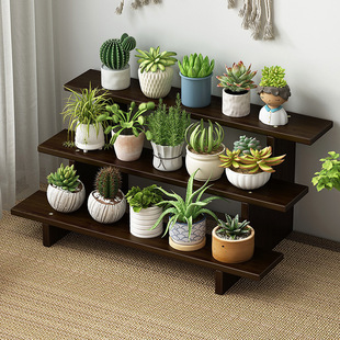 Flower Rack Storage Rack Balcony 2025 New Succulent Display Rack Pothos Ladder Multi-Layer Flower Stand Shelf X&