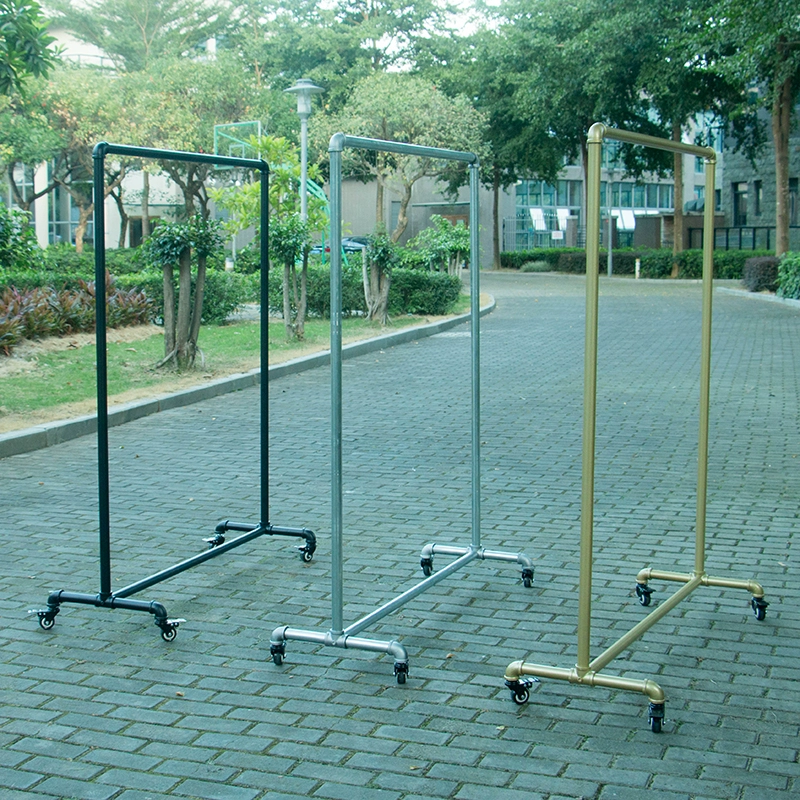 Вешалка для одежды бытовая одежда от пола до потолка для спальни водопроводная труба мобильный шкив один столб крытый открытый балкон вешалка для сушки