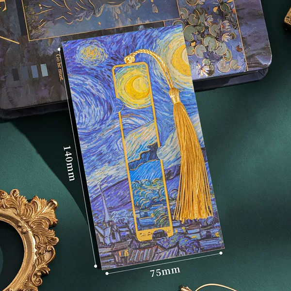 Starry Moon Night paper card set