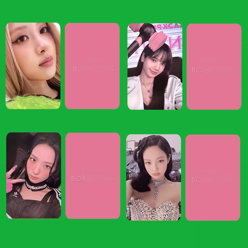 Прайм Pink ink новый альбом KMS2.0 эксклюзивная счастливая маленькая карточка та же коллекция альбома порошковый чернила Лиза
