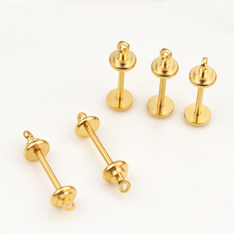 アクセサリーの部品DIY手作りバーベルのペンダントの部品は、タッピングをねじって真鍮の材料のメーカー直販を飾ることができます。|undefined