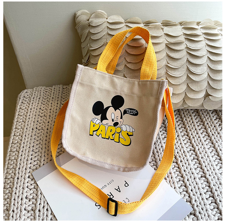"Bag Girl 2021 New Trendy Korean style, fashionable and personalized printed single-shoulder bag for women, canvas hand-held crossbody small bag. undefined
