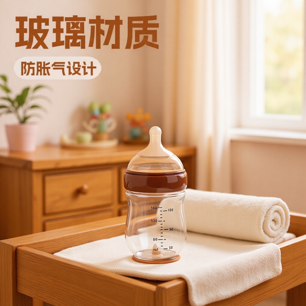 High Borosilicate Glass Anti-Colic Baby Bottle 160ml Wide-Caliber Newborn Baby Bottle Manufacturer in Stock Now