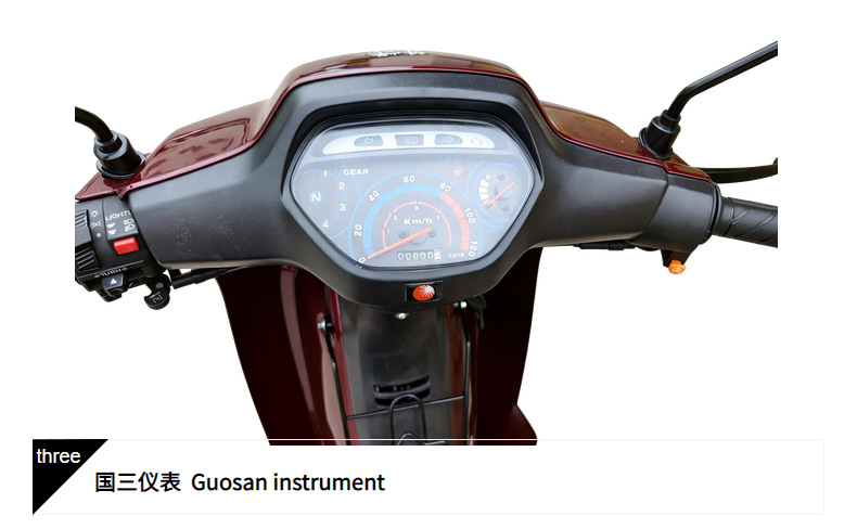 Zhuji Brand Curved Beam Scooter 48Cc-110Cc Moped Motorcycle Delivery Light-Duty Motorcycle