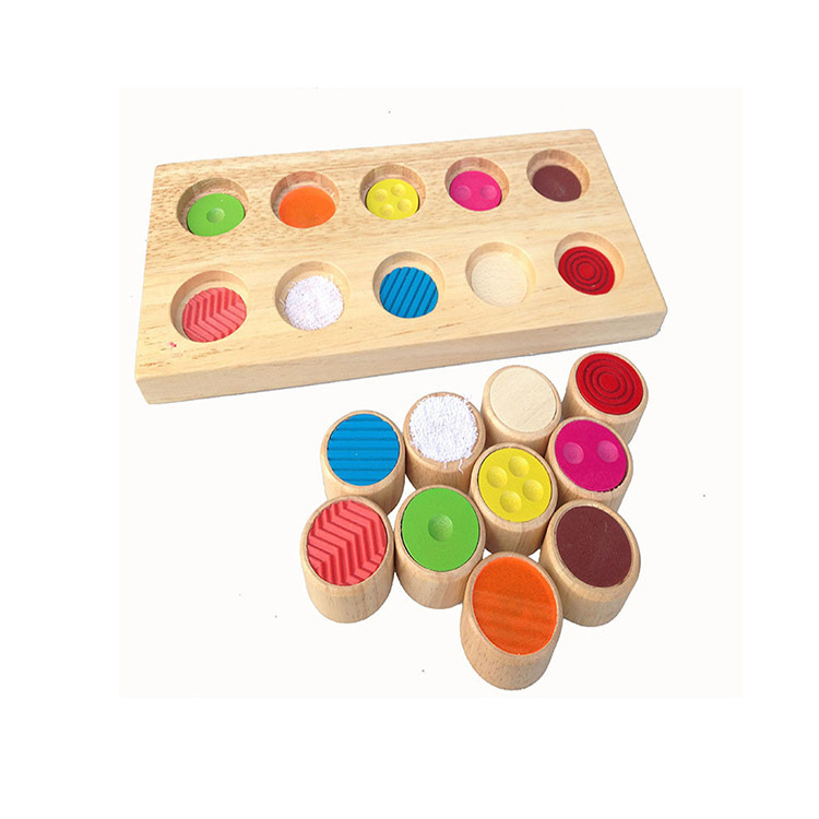 Transfronterizo DE LOS NIÑOS Montessori táctil sensorial caja de color entrenamiento material didáctico toque Flip juguetes educativos para niños cognitivos