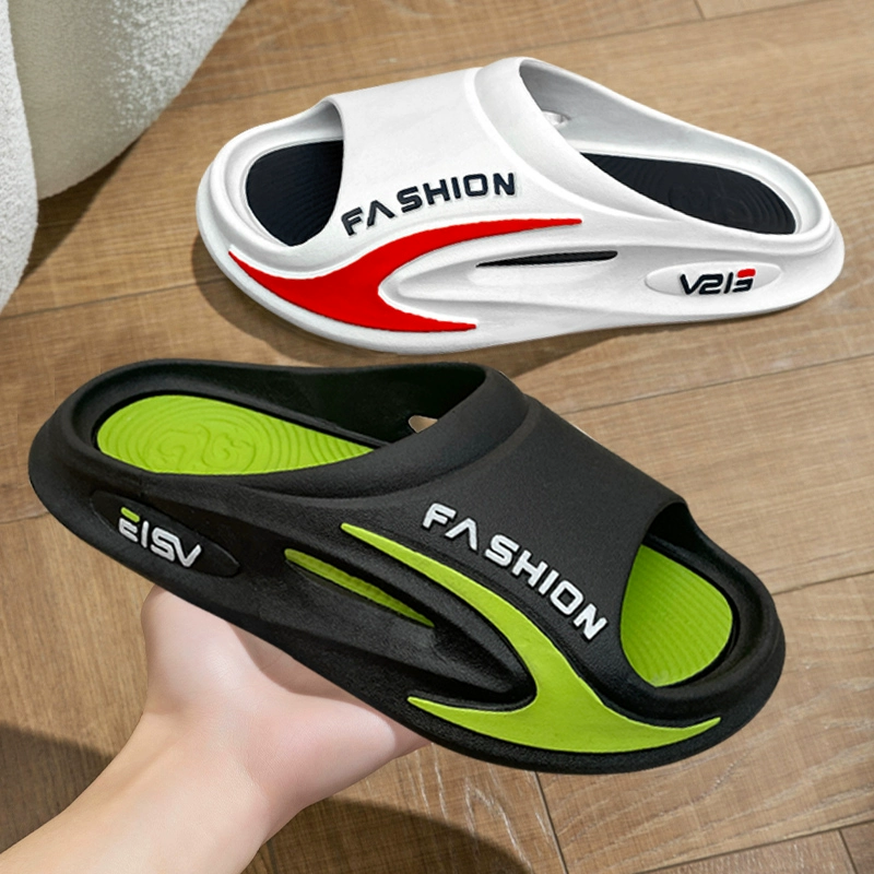 Детские тапочки, летняя модная верхняя одежда для мальчиков, новинка 2024 года, домашние нескользящие износостойкие спортивные сандалии и тапочки для мальчиков для мужчин