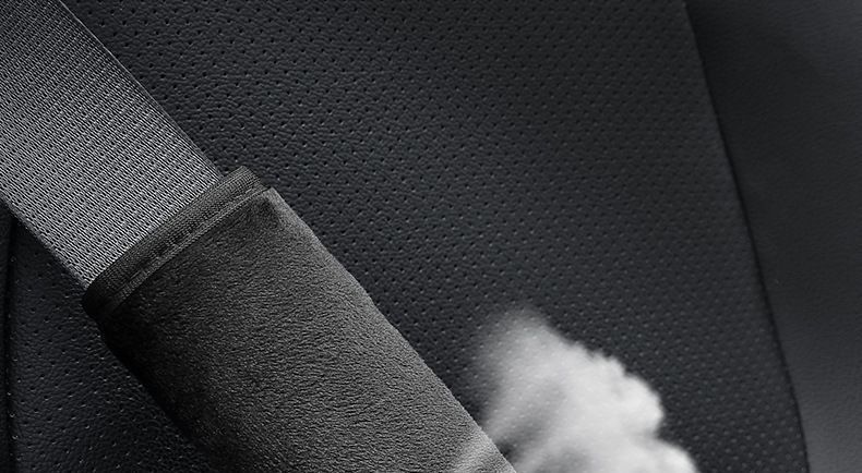 Seatbelt shoulder pad protector for car use, anti-chafing and anti-pressure, soft and comfortable canvas shoulder pad