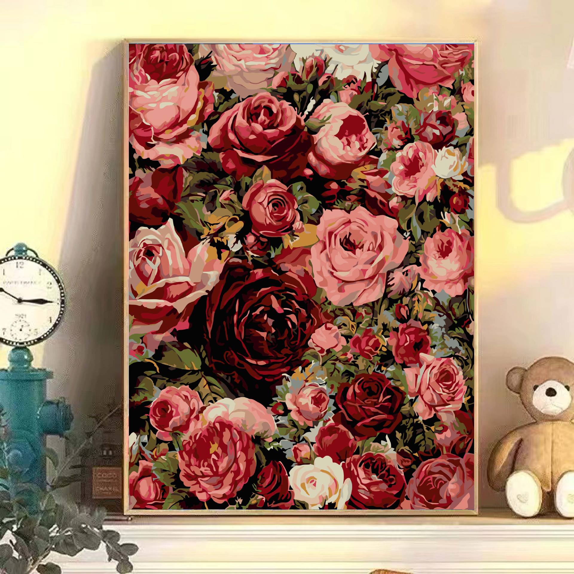 Pintura al óleo digital hecha a mano diy relleno sala de estar decoración de pintura colgante arte relleno pintura al óleo al por mayor