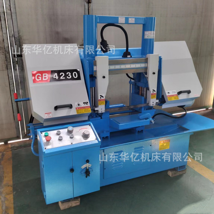 角度锯床/带锯床 GXZ4230/35/40/50可45度角旋转锯床液压卧式双立