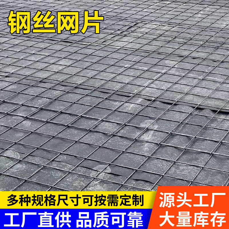 Plastering Steel Wire Mesh Construction Site Floor Cement Wall Tunnel Construction Anti-Crack Breeding Mesh Welding Construction Plastering Mesh