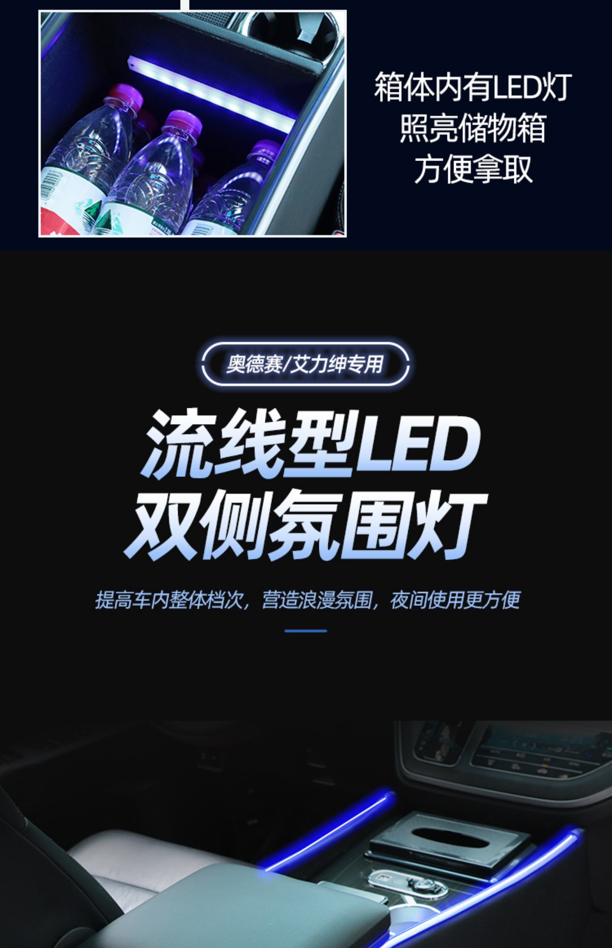 Applicable to 17 Odyssey armrest box 22 central storage box central control armrest storage box special modification Honda