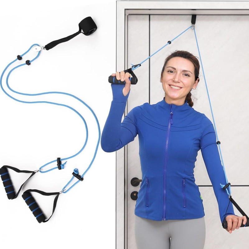 高齢者向けフィットネス機器、上肢、肩関節、腕のストレッチ牽引装置、回復トレーニングプーリー、リング|undefined