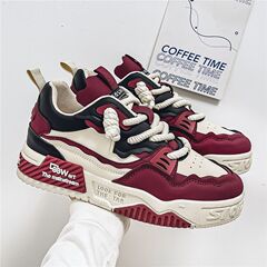 网红爆款男鞋春季2025新款百搭厚底休闲平板鞋防滑青少年运动潮鞋