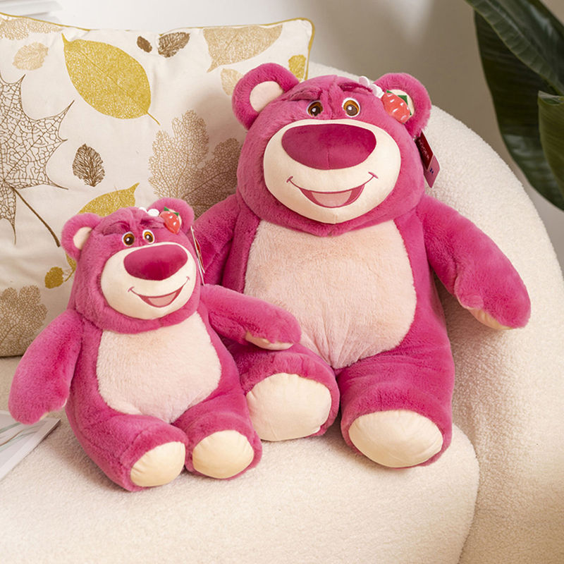 Aojier & Disney Genuine Authorized Smiling Series Strawberry Bear Plush Toy Bear Doll Doll