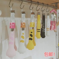Japanese Export Cat Claw Stainless Steel Food Tongs Dessert Tongs Bread Tongs Cute Food Tongs Baking Tongs BBQ Tongs