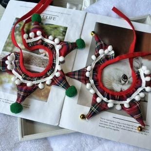 Рождественская французская корова коки кошка Тедди-медведь собака Тедди собака ошейник маленькая собака домашнее животное