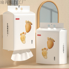 使い捨ての怠惰な足拭きペーパータオル、吊り下げ式、厚みのある家庭用足洗い布、足湯、吸収性足拭き
