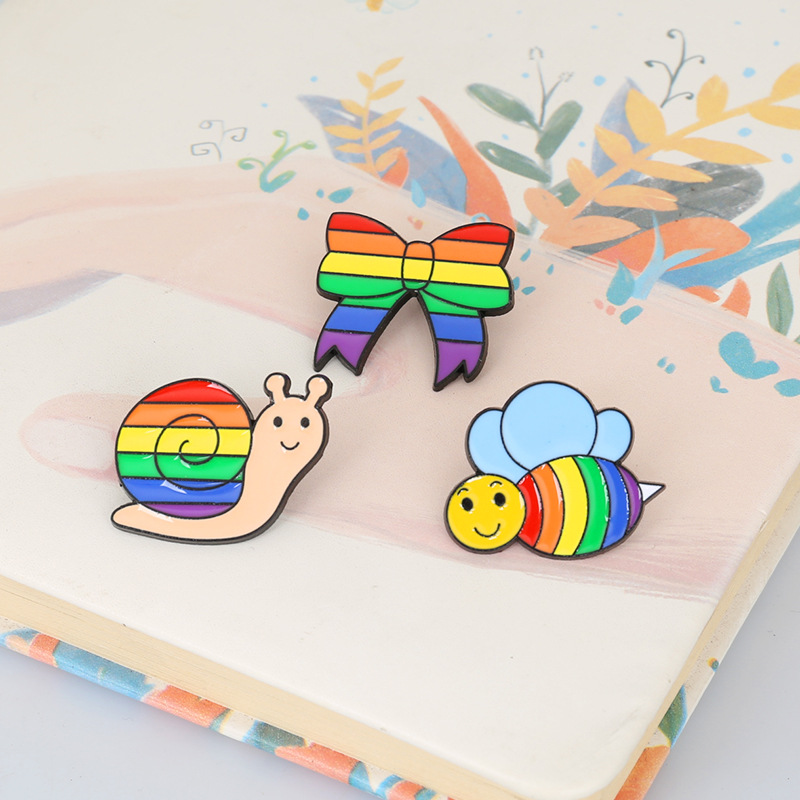 7g Weight Brooches Classification Daily Occasion Alloy Material Animal Pattern Unisex Gender Plating Design Cute Style Cute Pin Animal Alloy Plating Unisex Brooches 8