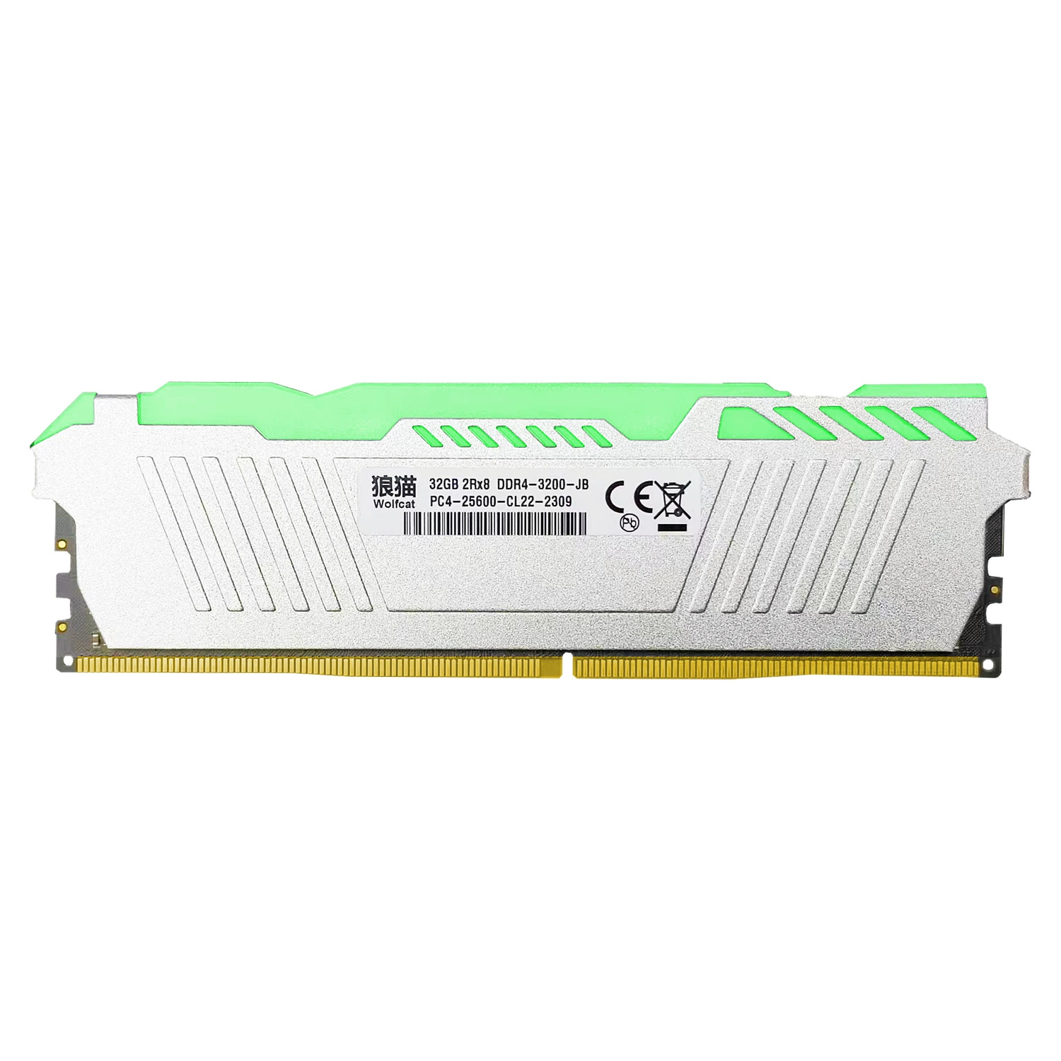 DDR4 память (Wolfcat) 8–32 ГБ, 3200/3600 МГц, RGB-подсветка