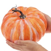 仿真果蔬南瓜模型塑料蔬菜道具装饰万圣节商场橱窗摆件大南瓜拍摄