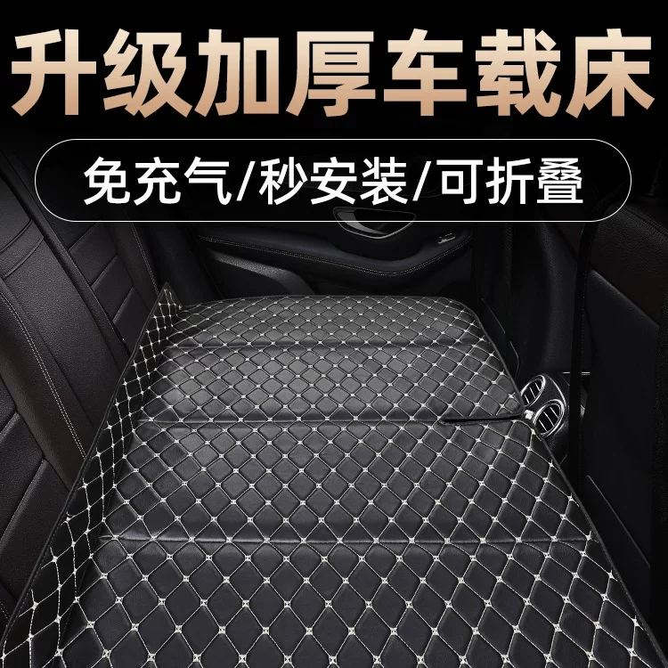 Foldable handheld children's inflatable mattress for traveling