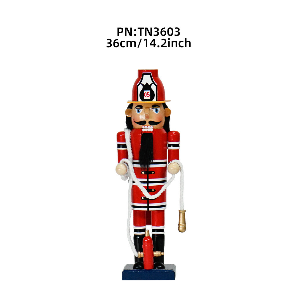 36cm ruso Cascanueces soldado profesional muñeca de madera dibujos animados decoración del hogar ratón rey