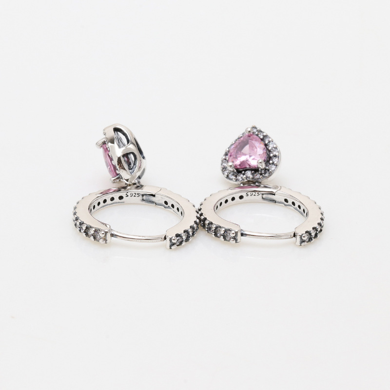 1 Pair Quantity 1 Pair Simple Style Classic Style Heart Shape Plating Copper Drop Earrings