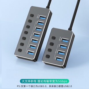 USB3.0������7��1�๦��HUB������չ�]Type-c�ӿڹPӛ����XӲ�P