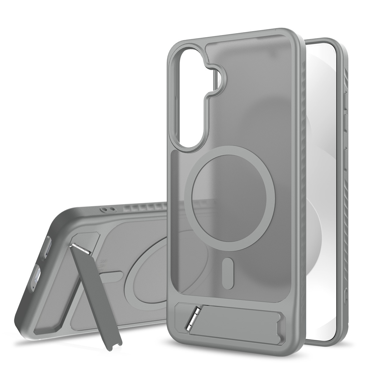 Adecuado para Samsung S25FE soporte horizontal carcasa para teléfono móvil Fengshang Skin Sense N52 soporte magnético invisible de una sola palabra fábrica