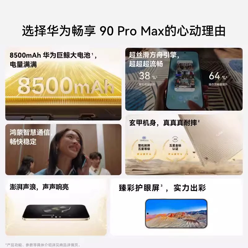 Huawei/ смартфон, 90 pro max, поддерживает все стандарты сетевой связи, 5G, 6.84 дюйма