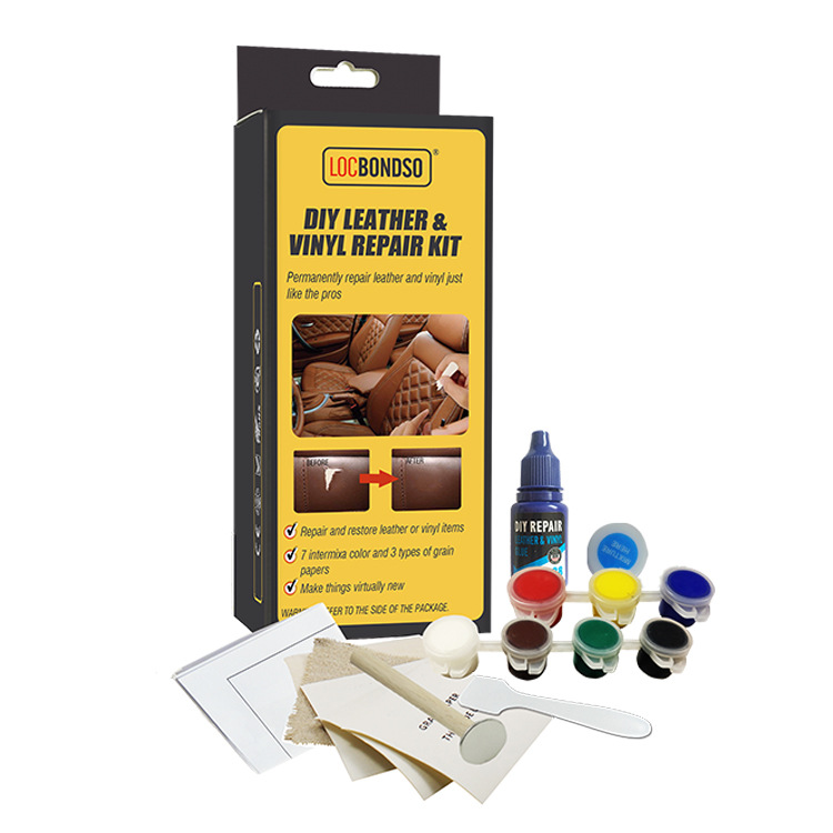 跨境热销汽车皮革座椅修补套装 DIY Leather Vinyl Repair Kit