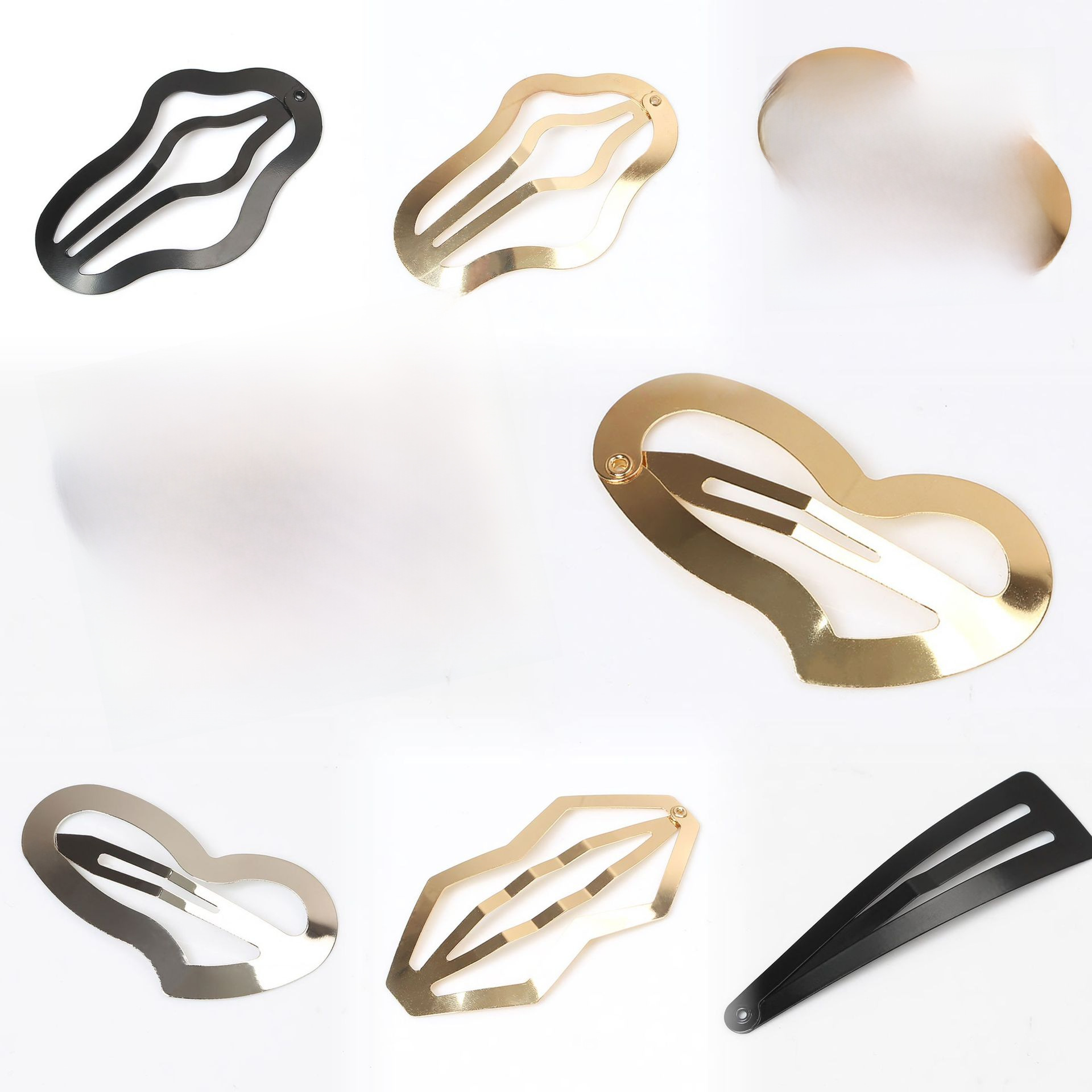Pinces à cheveux métal faites main étoile nuage accessoires_voghion.com