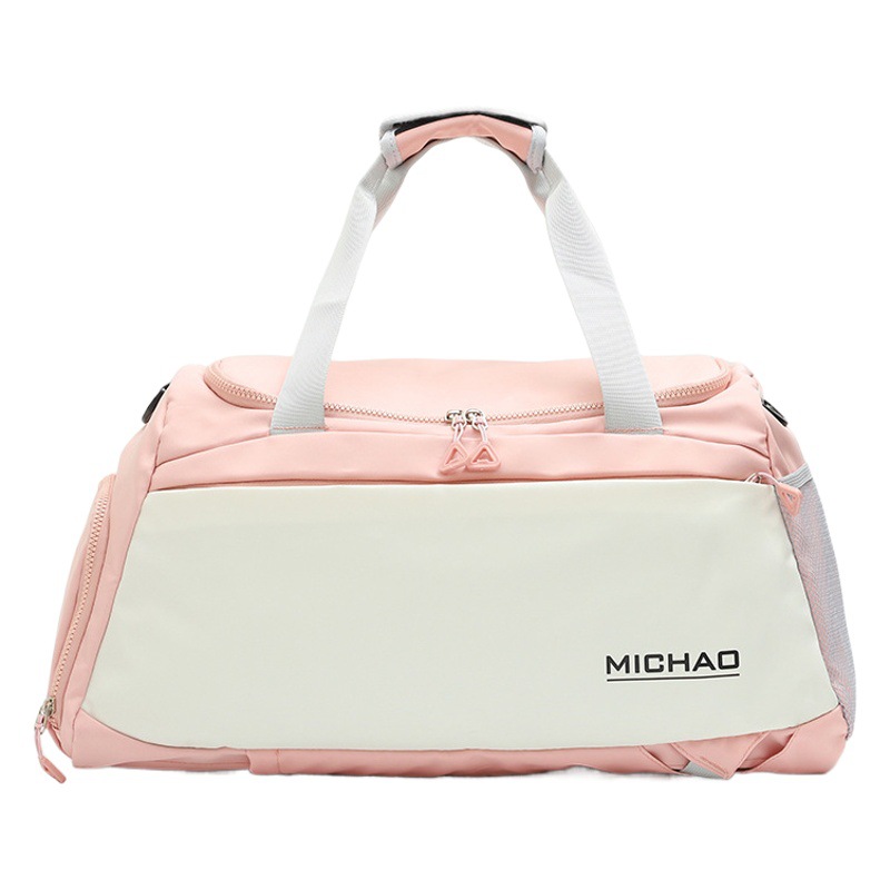 Bolsa de viaje de gran capacidad de tela Oxford, bolsa de separación de ropa seca y húmeda para el gimnasio, set de viaje, equipaje con ruedas, mochila