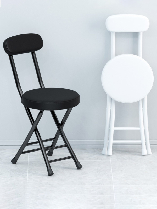 Household Dining Chair Folding Small Chair Balcony Study Desk Casual Backrest Stool Dormitory Simple Dining Table Chair Household Dining Chair Folding Small Chair Balcony Study Desk Casual Backrest Stool Dormitory Simple Dining Table Chair