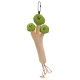 Creative Vegetable Plush Doll Funny Onion Ginger Garlic Pendant Western Blue Flower Keychain Small Gift Doll Machine Batch